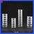 UNIQUE DESIGN STACKABLE JAR COSMETIC, STACKABLE PLASTIC JAR, CLEAR STACKABLE JAR                        
                                                Quality Assured