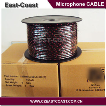 Nylon Braid Jacket microphone cable spool