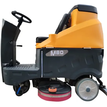 Industrial Ride-On Floor Scrubber