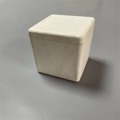 Biodegradable Bagasse Material White Tea Leaf Pulp Box