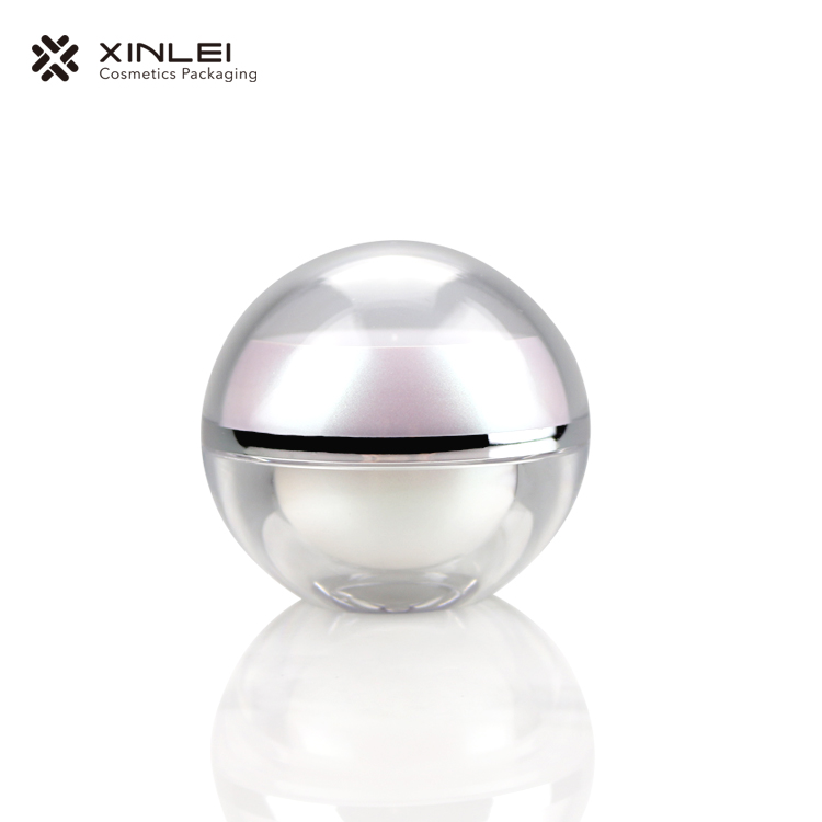 Ball Shape Cosmetics Acrylic Jar