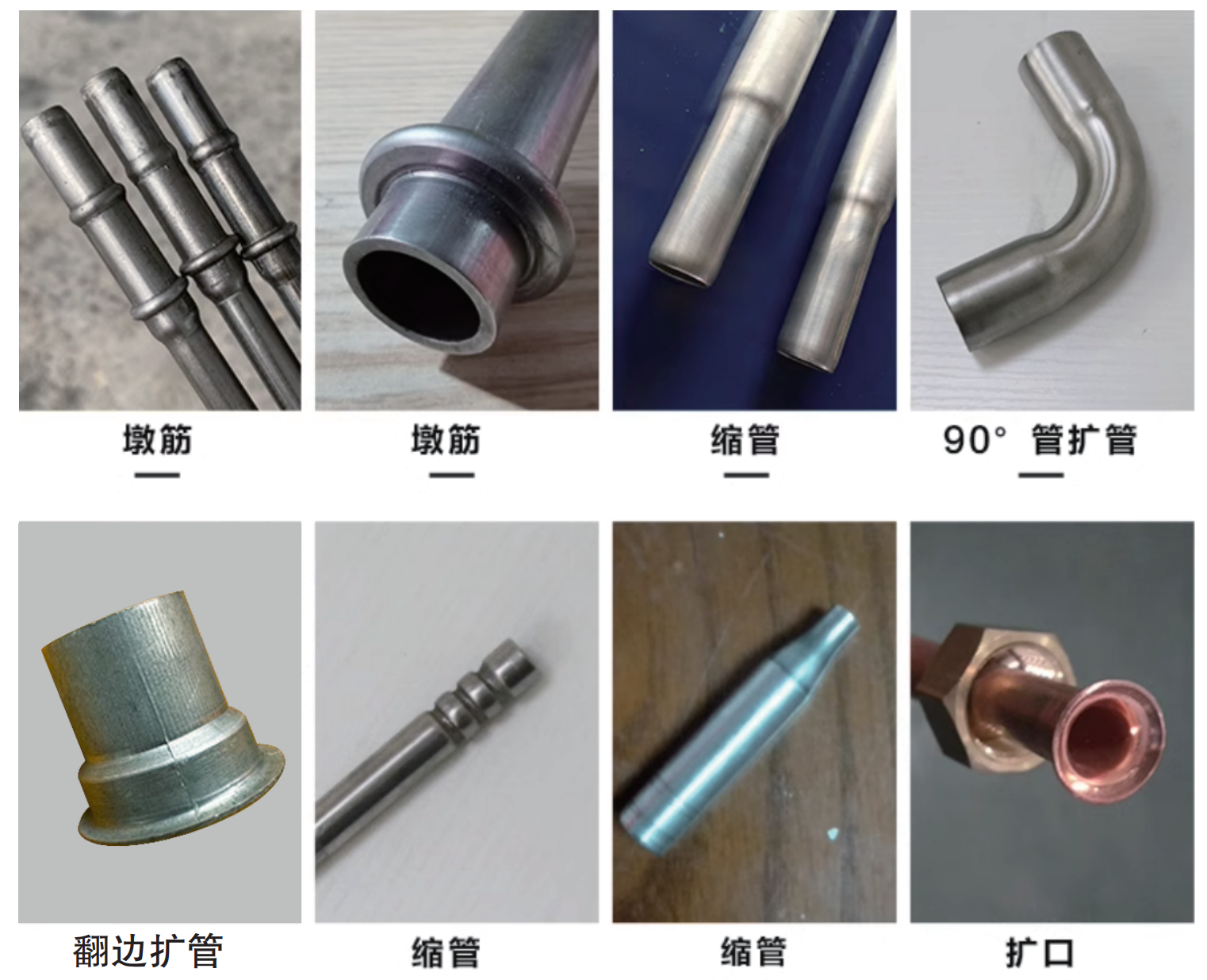 Pipe end forming equipment