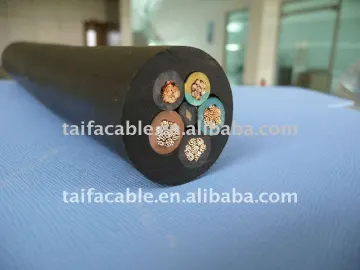Copper conductor rubber insulated & sheathed power cable