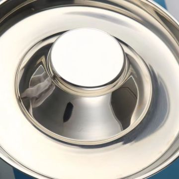 Acciaio inossidabile ciotola per alimentazione lenta ecologica: design durevole per zampe