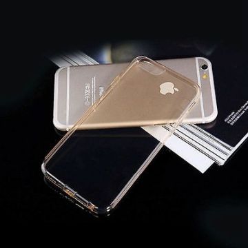 Soft Transparent Silicone Back Case Cover Skin For Apple Iphone 6 Plus 5.5" Gold