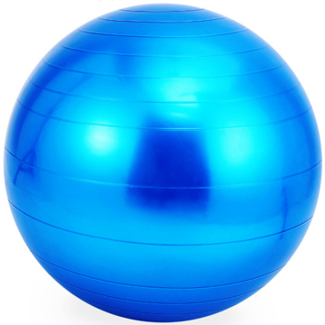 Peralatan Kebugaran Anti Burst No Slip Yoga Balance Ball, Latihan Pilates Yoga Ball Dengan Pompa Kaki Cepat