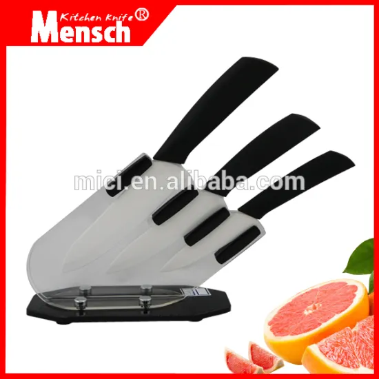 4pcs professional ceramic knife series