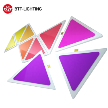 Το Android/iOS WiFi App Controlled RGB Smart LED Panel Light Kit με συγχρονισμό μουσικής και 9 πάνελ