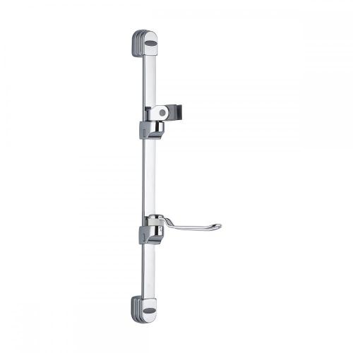 Aluminum Silver Wall Mounted Bathroom Shower sliding bar