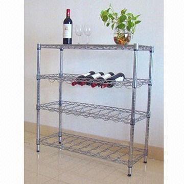 4-tier Stainless Steel Wine Rack