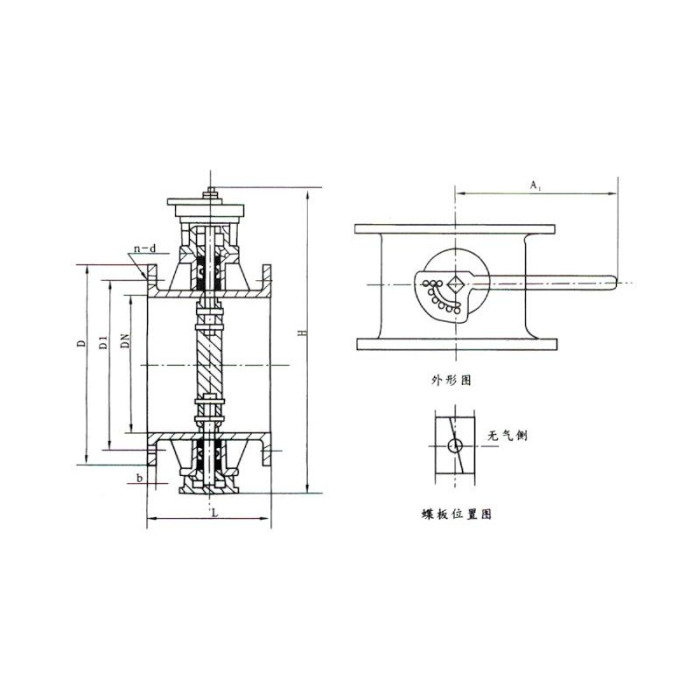 Ручная засольная пластинчака пыли газовой бабочки клапан