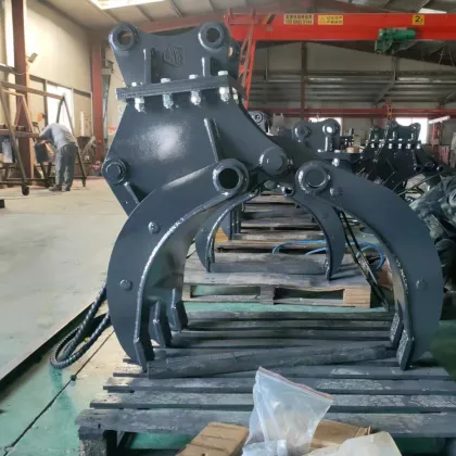 Construction Machinery: Hydraulic Grapples, Wood Grapples, and Fork Loader Attachments for Timber Handling