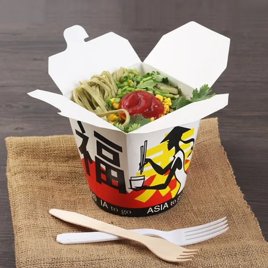 Printed Noodle Box with customized logo