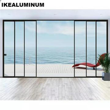 Ikealuminum 2024 Modern Automatic Glass Sliding Door System