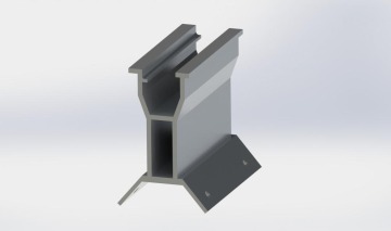 Trapezoid धातु छत घुड़सवार कोई रेल सौर क्लिप
