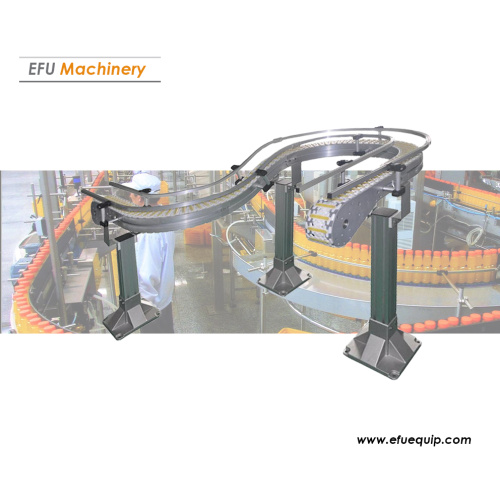 Flexible chain conveyor system