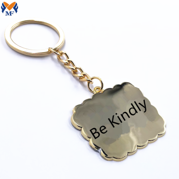 Metal Hard Enamel Keychain With Customized Logo