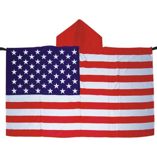custom printed national cape Body Flag