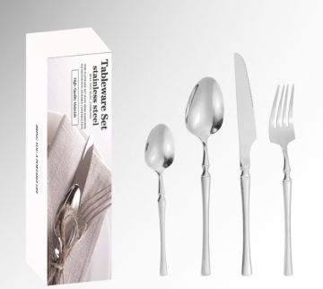 Stainless Steel Slim Waist Handle Flatware Set