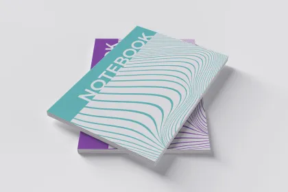 Custom notebooks with logo