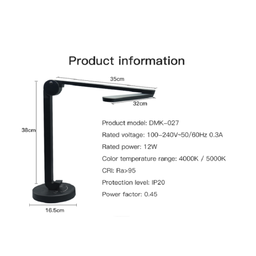 Reading Lamps Adjustable Swing Arm Desk Lamp with Dimmable Supplier