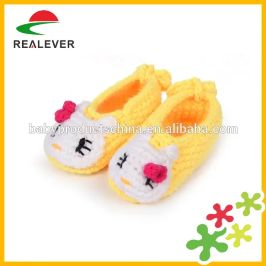 Baby brand shoes manufacturer cheap newborn crochet knitting baby shoes