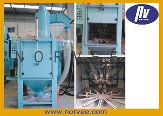 Steel Shot Peening Automatic Wheel Sandblasting Machine Wit