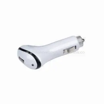 VS041 Car USB Charger, 5V, 1,000/1,500/2,100mA USB Type, Sized 9*4.5*2.5mm