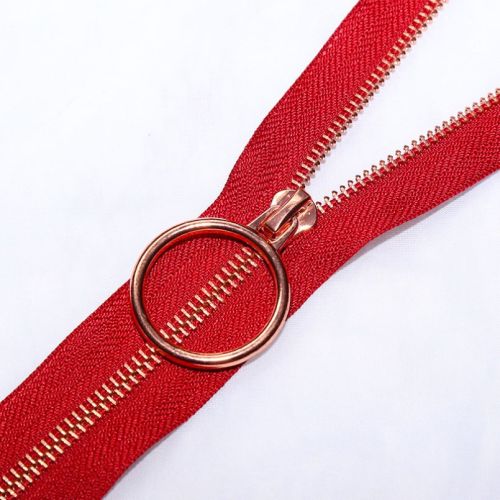 Best quality brass zipper with O ring wholesale