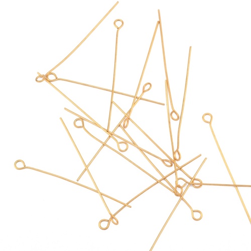 PVD Gold Steel Beading Head Pins