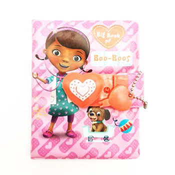Cute Cartoon Style Back to School Stationery Set with Heart-Shaped Lock: FUNWOOD GQC and Diarty