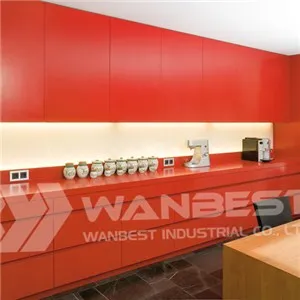 Red Kitchen Counter