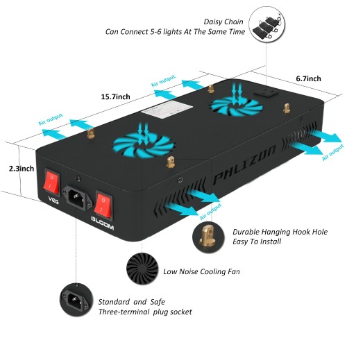 Hot Veg / Bloom LED Grow Light per piante medicinali