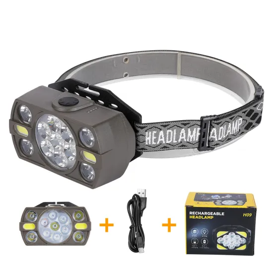 AT Wholesale's Powerful 1000 Lumen Rechargeable LED Headlight Headlamp: Ideal for Night Fishing and Hiking