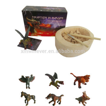 Cryptids In Europe Excavation toy kits