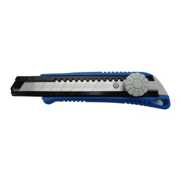 Portable Comfort Grip Plastic Handle Retractable Safety Utility Knife and Cutter