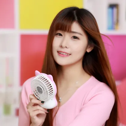 Cartoon Desktop Strong Wind Cool Air Summer Fan