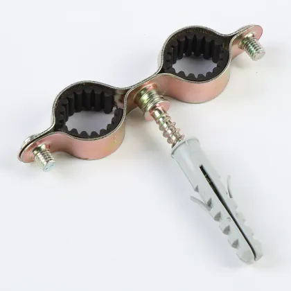 Steel Small Pipe Clamps Single Quick Pipe Clip for Kitchen and Home Pipe Support