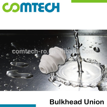 RO Water Straight Bulkhead Union Fittings Quick Connector for Drinking Water System