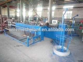 popular Semi-automatic Chain Link Fence Machine(low factory price)