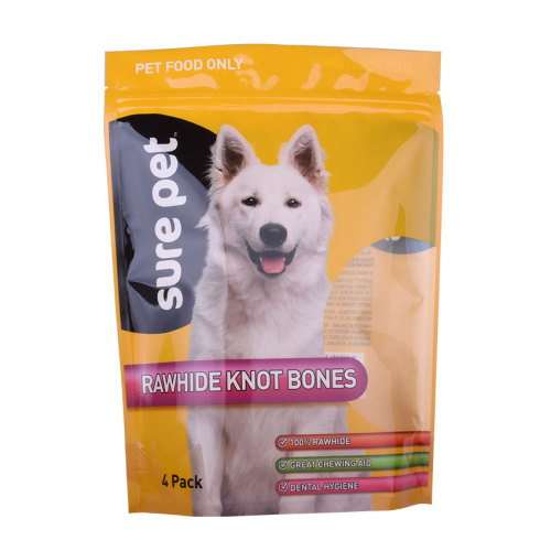 sac de nourriture pour chien pour animaux de compagnie avec fermeture à glissière refermable en gros
