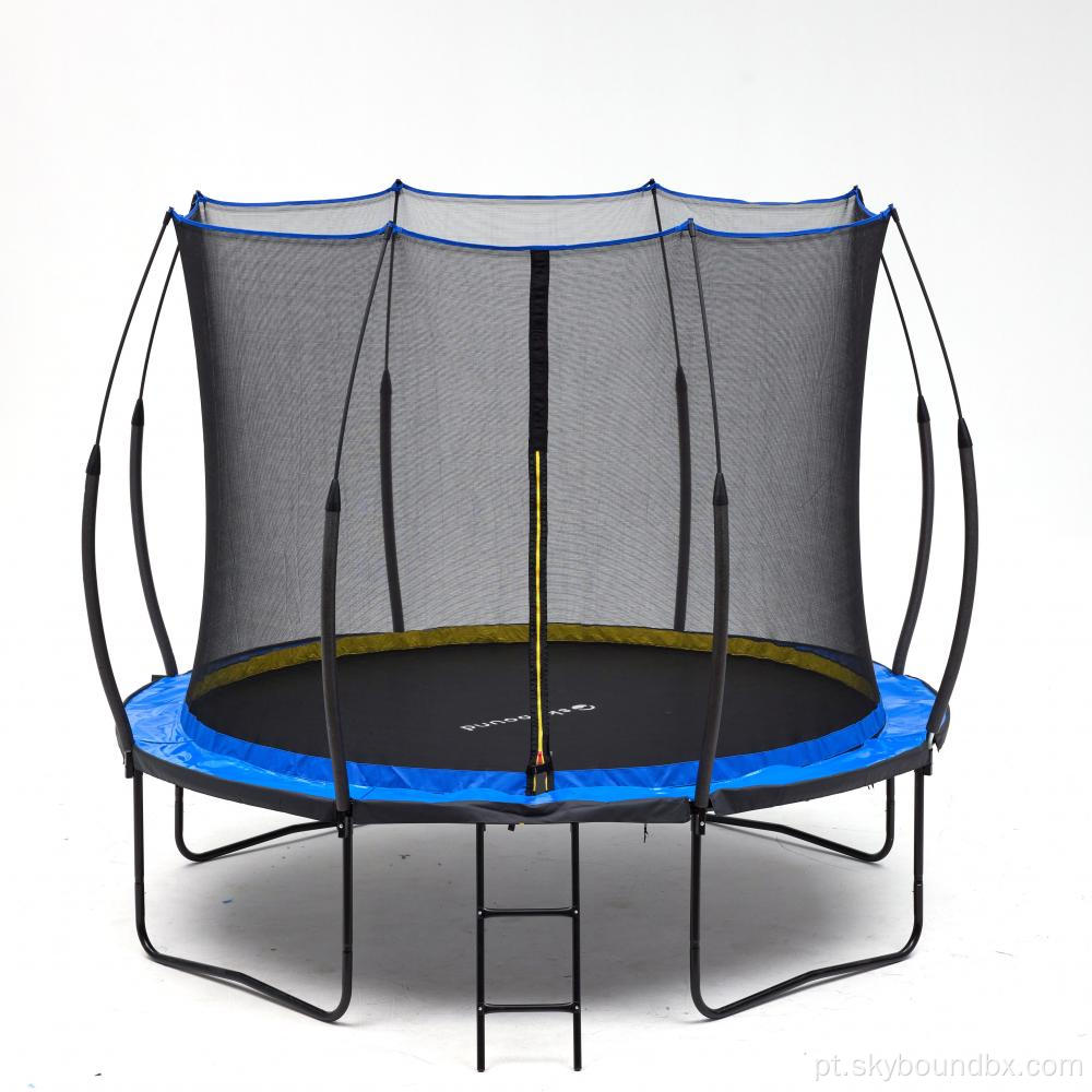 10 pés recreativos de brigas de trampolim azul