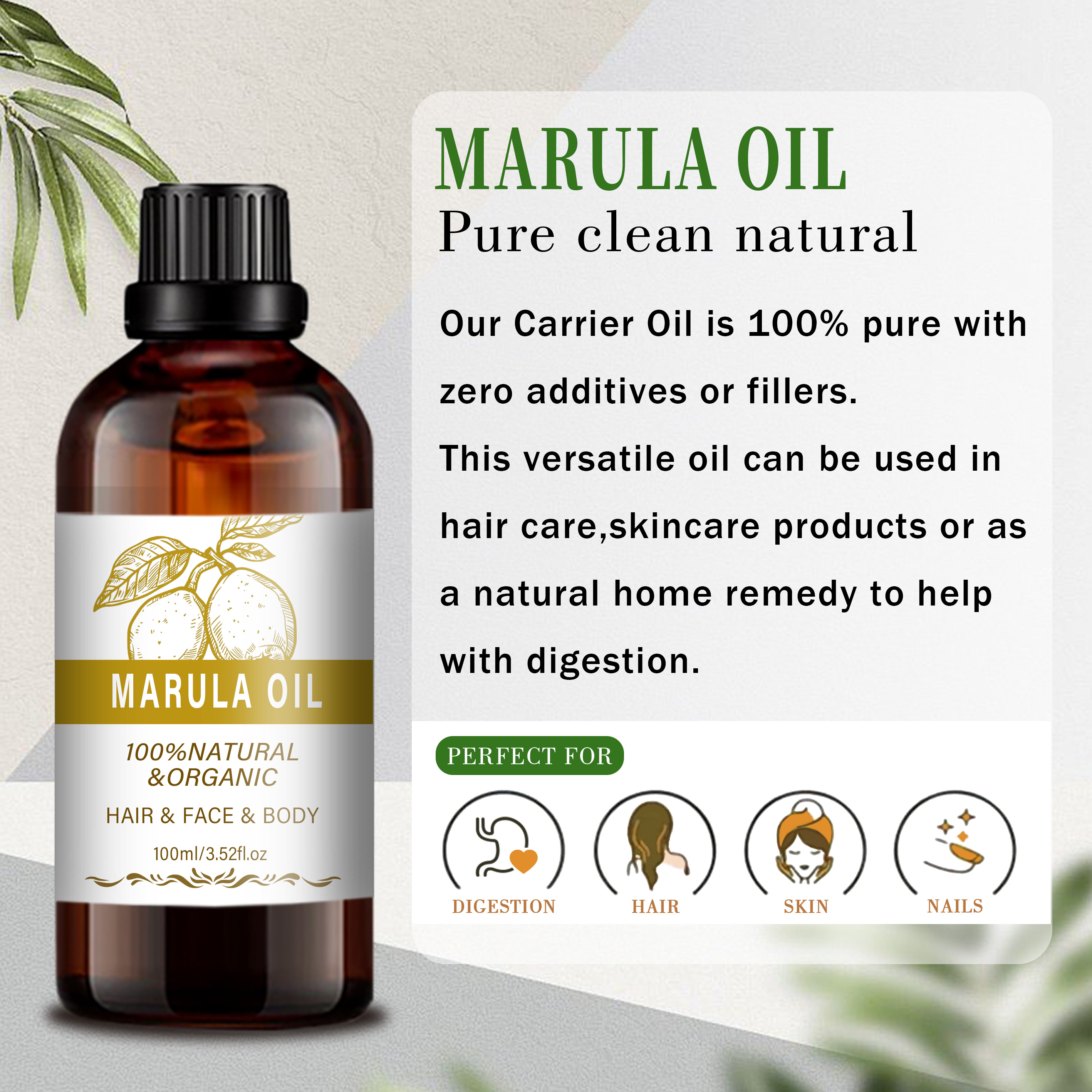 Marula Oil Premium Grade de boa qualidade