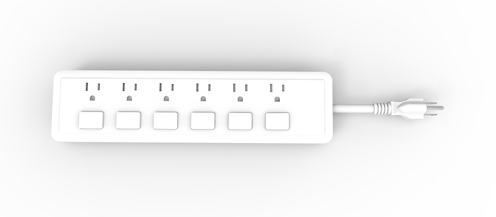 Power Strip 6 Outlet Overload Protection
