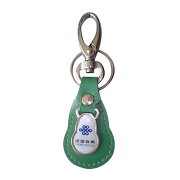 Promotional Leather Keychain