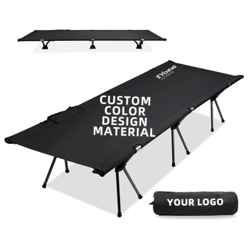 Lightweight Waterproof Portable Camping Cot - Breathable Oxford Cloth Folding Camp Bed