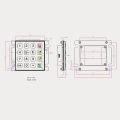 PCI4.0 CRYPTING PIN PAD para ATM CDM CRS