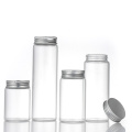 47mm various sizes glass bottles with aluminum caps