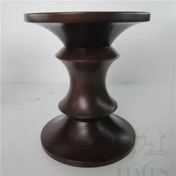 heated Walnut color Wooden Stool