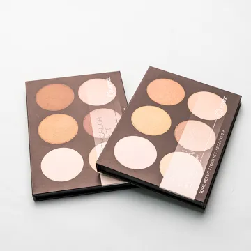 Paper Clamshell Book Eyeshadow Palette Cosmetics Package Box
